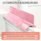 23" Ultra Silicone Sink Splash Guard Released in 2025/Dec, Self-Draining Water - Image 4
