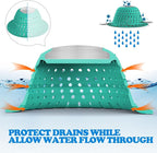 zaa Bathtub Drain Hair Catcher, Silicone Collapsible 1 Pack Drain Protector - Image 6