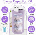 Set of 2 Collapsible Laundry Baskets - Image 2