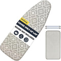 Ironing Board Cover and Pad 18"x49" Extra Thick Natural Cotton, Scorch and by UniSimp