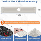 Kitchen Faucet Mat, Diatomite Sink Faucet Mat Splash Guard - Image 3