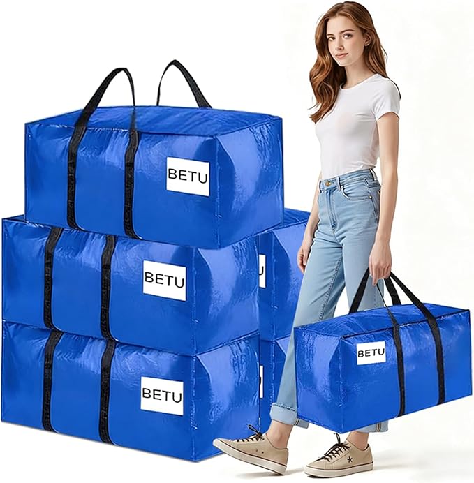 Extra Large Moving Bags Heavy Duty Storage Bags by BETU