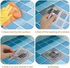 20 Pack Disposable Shower Drain Cover Hair Catcher 4" X 4" Shower Drain Mesh - Image 5