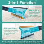 Carpet Rake for Pet Hair Removal Tool, Reusable Pet Hair Remover Broom - Image 6