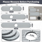 Stone Faucet Mat for Kitchen Sink, 2 Set/4PCS Quick Dry Diatomaceous Earth Tray - Image 2