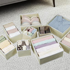 Drawer Organizer Clothes, Foldable Fabric Dresser Organizer Closet Organizers - Image 5
