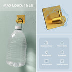 VIS'V Adhesive Towel Hooks, Waterproof Shower Wall Stick on Hooks - Image 4