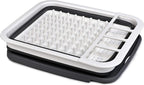 Masirs Pop-Up Collapsible Dish Drying Rack: Convenient Storage, Drains into Sink - Image 4