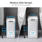 MOPALL 2 Pack Bathroom Trash Can - Image 2