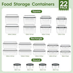 44-Piece Food Storage Containers - Image 2