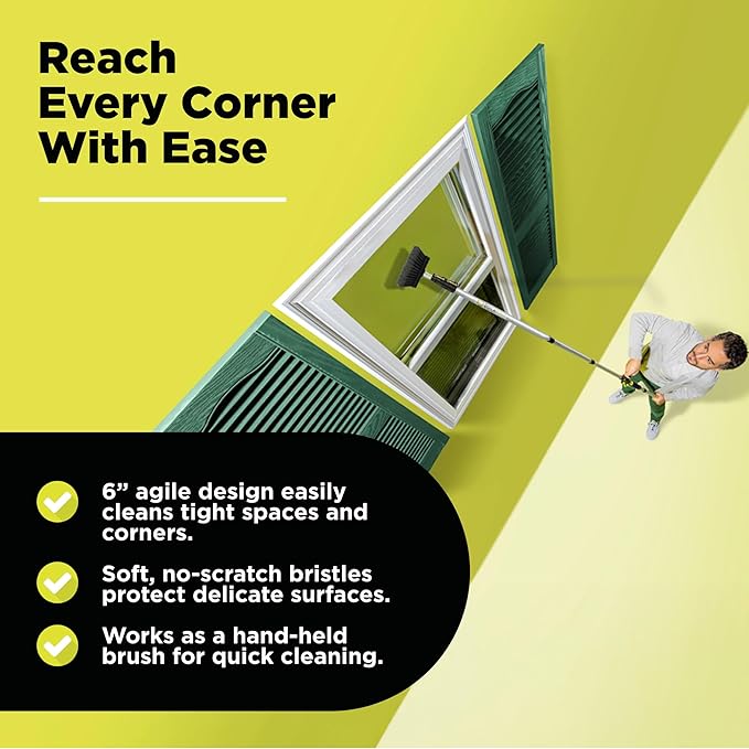 DOCA Scrub Brush Attachment for Long Handle Extension Pole - Image 5
