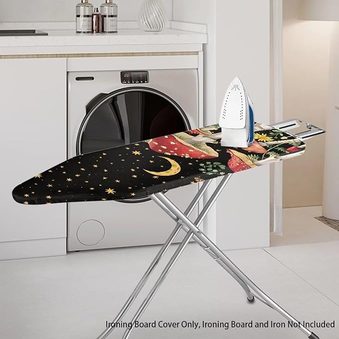 Moon Mushrooms Ironing Board Cover and Pad Non-Slip Ironing Board Protective - Image 2