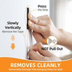 XL Picture Hanging Strips Heavy Duty, 40 Strips Damage Free Removal Picture - Image 4