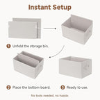 StorageWorks Foldable Shelf Organizer Bins, Closet Storage Baskets - Image 9