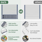 BBXTYLY Expandable Roll Up Dish Drying Rack, Over The Sink Drying Rack Sink - Image 3