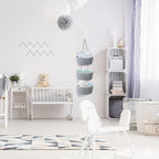 3 Tier Wall Mounted Woven Hanging Basket, Over the Door Hanging Basket - Image 8