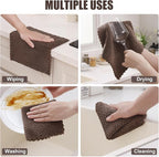 Homaxy 12 Pack Kitchen Dish Cloths, Ultra Soft and Absorbent Dish Towels - Image 5