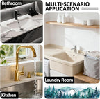 2 Pcs Kitchen Sink Splash Guard Faucet Mats Watercolor Forest Pattern Faucet Mat - Image 7