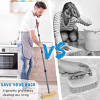 Floor Scrubber Brush with Long Handle - Image 7