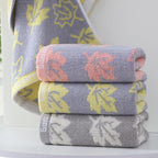 2 Pack Decorative Maple Leaf Hand Towels Cotton, Soft Highly Absorbent Bathroom - Image 3