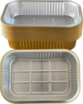 Aluminum foil baking Pans Heavy Duty 2LB Small foil pan 8.5"×6" 20pack by SuiXinCookWelcomeWishyouhappybuy