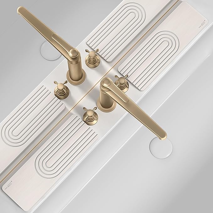 Faucet Mat for Kitchen Sink, Diatomite Stone Drying Sink Protectors, Bathroom by IMGROSE