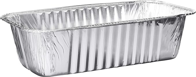 PLASTICPRO Disposable Loaf Pans Aluminum Tin Foil Meal Prep Bakeware by PLASTICPRO