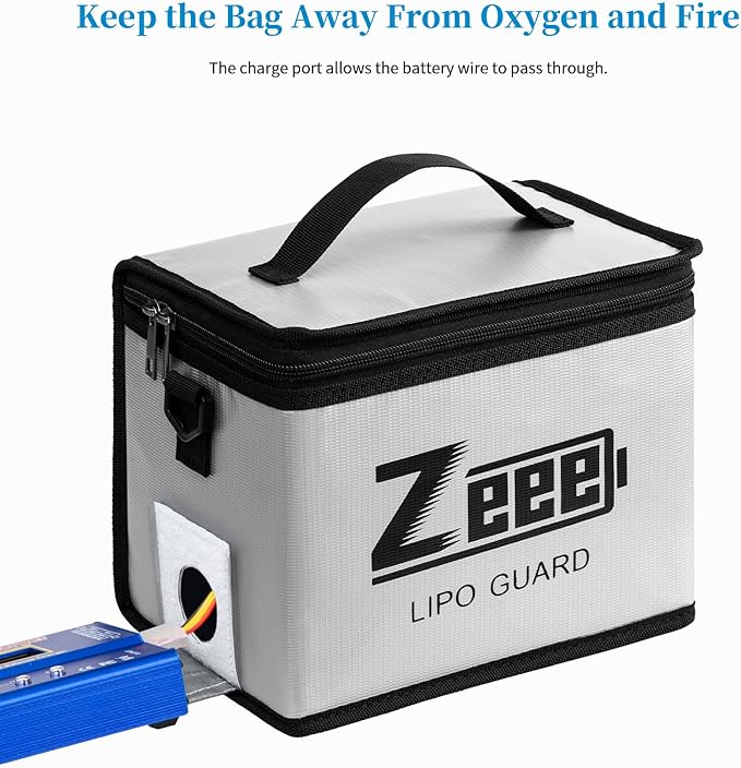 Zeee Fireproof Explosionproof Large Capacity Battery Storage Guard Pouch - Image 4
