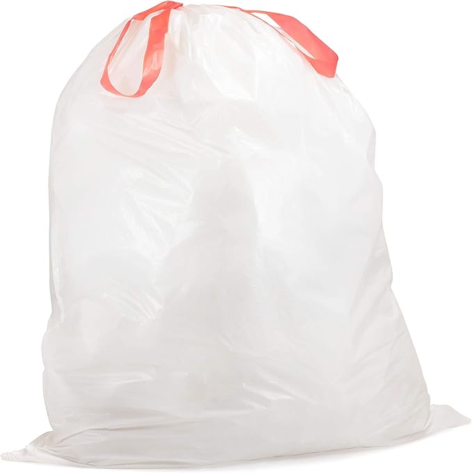 UNSCENTED 21 Gal / 80 Liter | Drawstring Closure Trash Bag | Heavy Duty By - Image 6