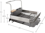 KitchenAid Compact to Full Size Expandable, Rust Resistant Satin Coated Dish - Image 3