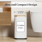 2.1 Gallon Bathroom Trash Can - Image 4