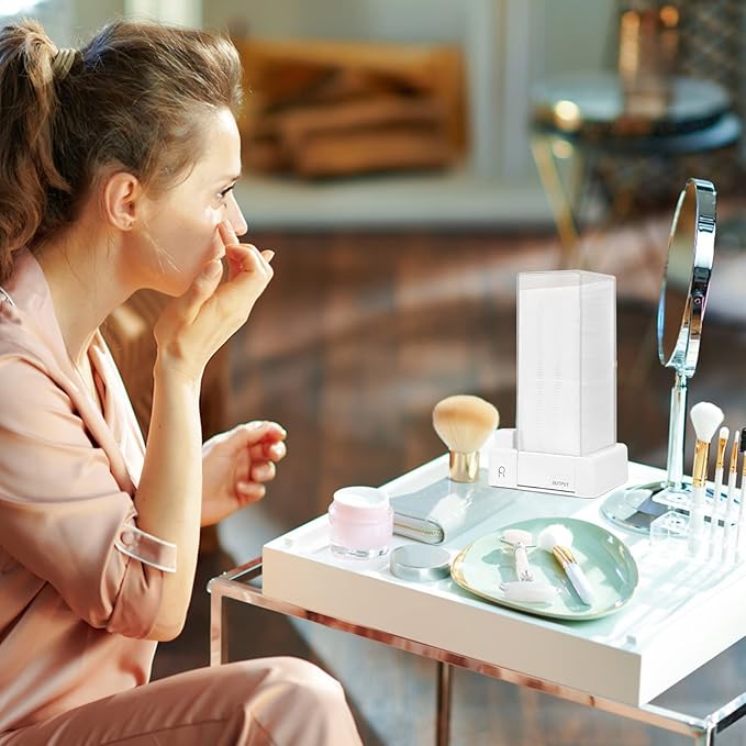 Automatic Cotton Pad Holder, Square Press Out Cosmetic Cotton Makeup Removers - Image 6