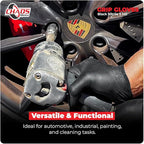 Grip Black Nitrile Gloves 5mil Latex-Free, Powder-Free, Micro-Textured - Image 2