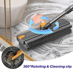 3-in-1 Floor Scrub Brush with Long Handle, Scrape and Heavy-Duty Stiff Bristle - Image 5