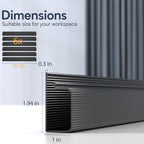 Delamu 6 Pack Safe & Tidy Black Cable Management Solution - Image 7