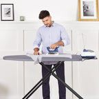 Deluxe Ironing Board with Heat Resistant Cover and Thicken Felt Pad, Heavy - Image 6