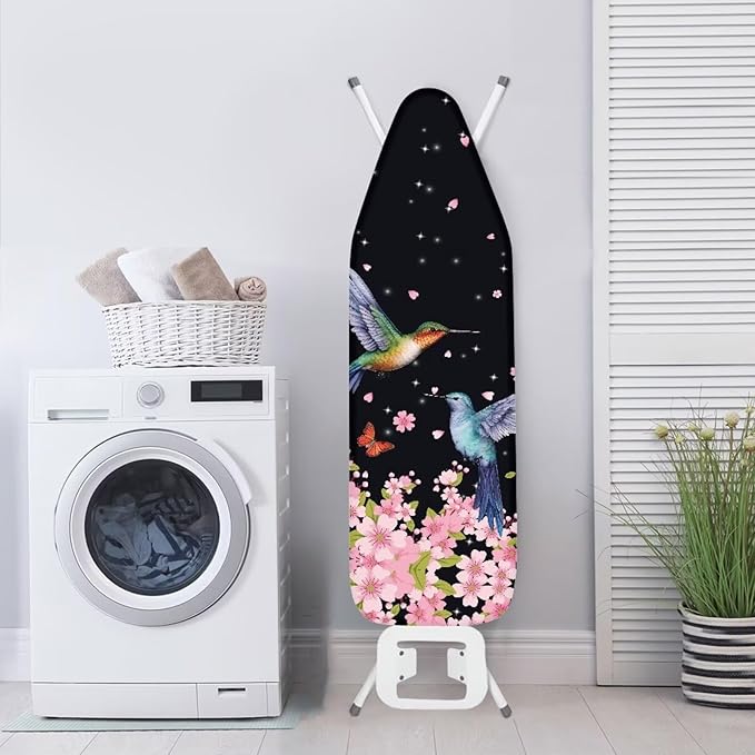 Hummingbird Ironing Board Cover 15x54 Inch Standard Size Ironing Board Covers - Image 3