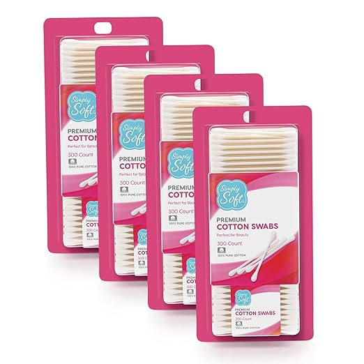 Simply Soft Cotton Tip Applicators, Cotton Swabs by SimplySoft