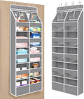 Univivi 6-Shelf Over Door Hanging Organizer Fabric Door Organizer by Univivi