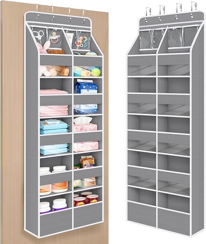 Univivi 6-Shelf Over Door Hanging Organizer Fabric Door Organizer by Univivi