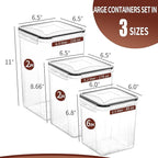 Skroam Large Airtight Food Storage Containers - Image 2