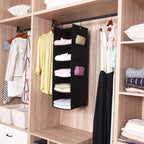 MAX Houser 5-Shelf Hanging Closet Organizer, Space Saver, Cloth Hanging Shelves - Image 4