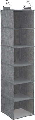 Household Essentials 6 Shelf Hanging Closet Organizer, Hanging Closet Shelf by HouseholdEssentials