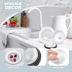 Mudder 3 Pcs Kitchen Sink Drain Strainer and Stopper Stainless Steel Garbage - Image 4