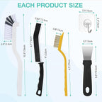 Crevice Cleaning Brush, Hard Bristle Cleaning Brushes - Image 8