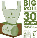 SUPERBIO 13 Gallon Compostable Kitchen Waste Bags - Image 3