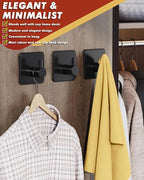 Auxmir Adhesive Hooks Heavy Duty 22lb Towel Hooks - Image 4