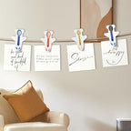 Plastic Clothes Pins Strong Clothespins-Heavy Duty Laundry Plane Clothes Clips - Image 2