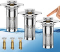 ​Bathroom Sink Drain Strainer, Universal Pop-Up Sink Stopper Hair Catcher by Mengine