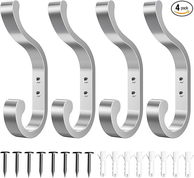 Coat Hooks Wall Mount for Hanging by BUSSDIS